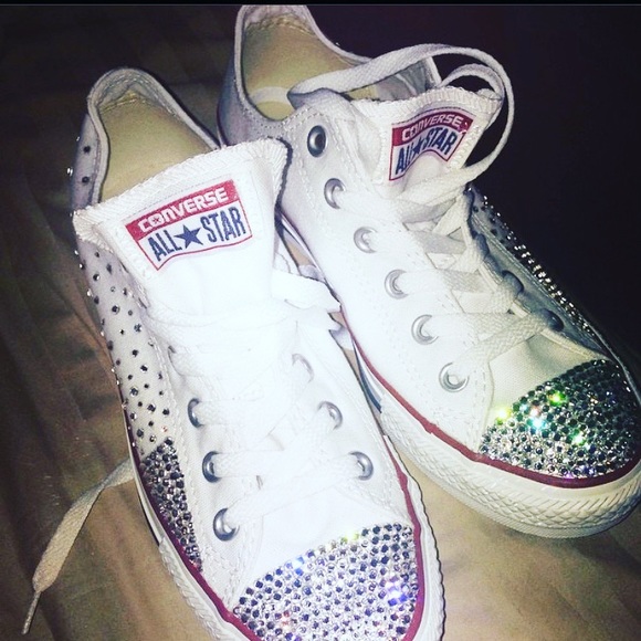 custom low top converse